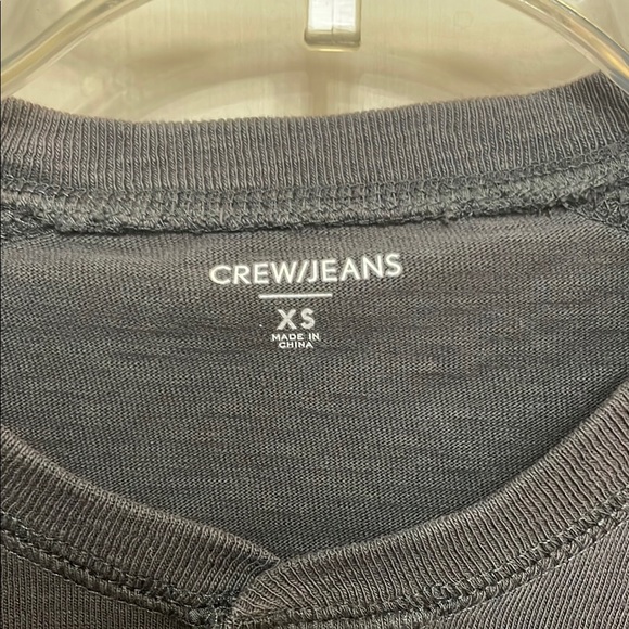 J. Crew Gray Long Sleeve Tee with Soft Knit Fabric - Picture 2 of 4